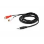 Equip 147093 Καλώδιο ήχου 250 m 2 x Cinch 3,5 mm μαύρο