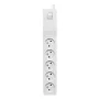 Πολύπριζο προστασίας υπέρτασης LESTAR ZX 510 G-A K.:SZ 1.5M λευκό 5 πρίζες AC