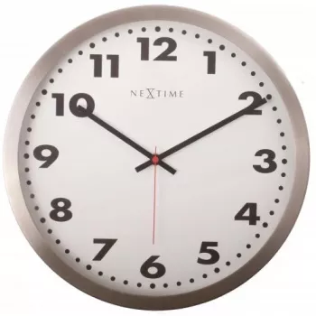 NeXtime Επιτοίχιο ρολόι 2519 Arabic, Ø25 cm, Λευκό