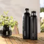 Φιάλη ανθράκωσης BRITA 650 ml, ανοξείδωτο ατσάλι, μαύρη, κατάλληλη για πλυντήριο πιάτων