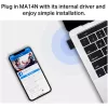 Mercusys MA14N AX3000 Nano προσαρμογέας Wi-Fi USB, έως 287 Mbps