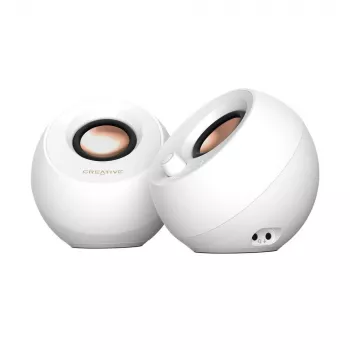 Creative Labs Pebble Pro λευκό Klinke USB-A/C Bluetooth ψηφιακός ενισχυτής - Ηχεία - Bluetooth 5 (51MF1710AA003)