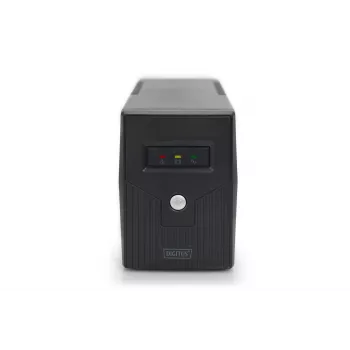 UPS DIGITUS DN-170063-B Line-Interactive 600 VA / 360 W, AVR, LCD, 2x έξοδοι Typ-F, μπαταρία 7-Ah