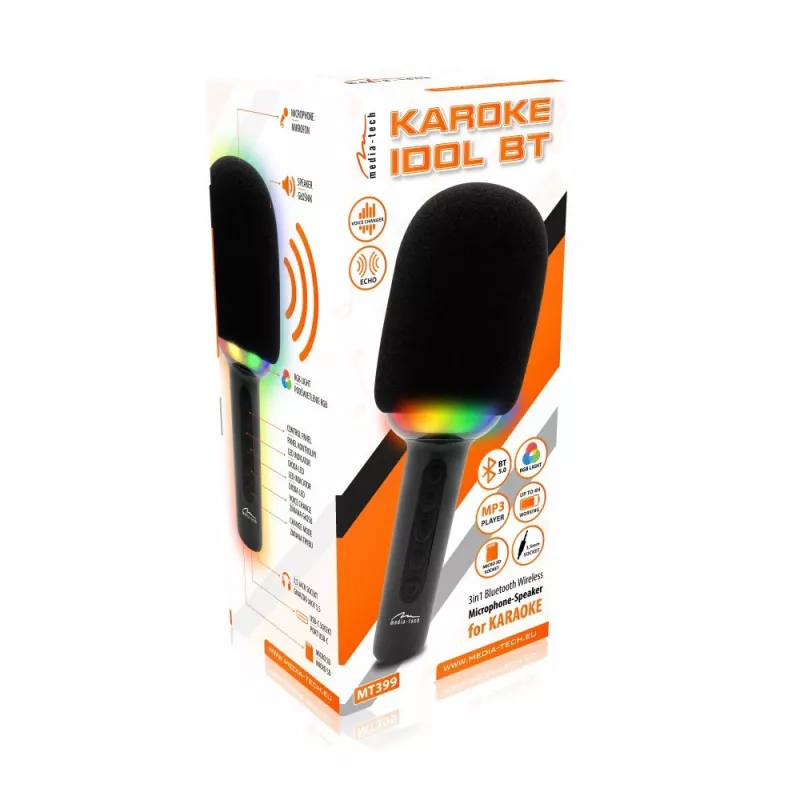 Μικρόφωνο karaoke με ηχείο Bluetooth KARAOKE IDOL BT MT399