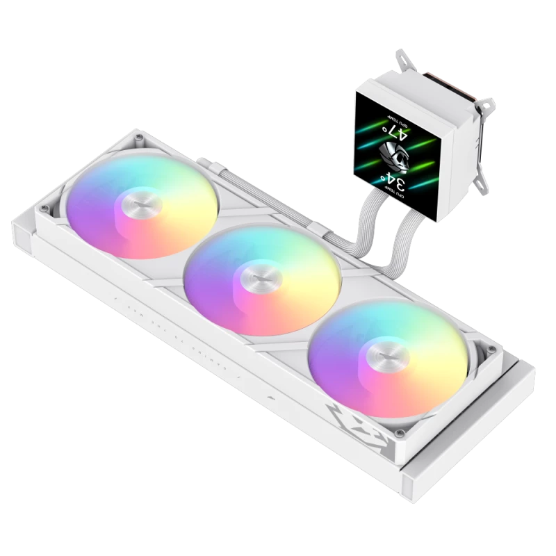 Gamemax υδρόψυξη CPU | GLACIER 360 LCD WH | Intel, AMD