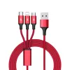 UNITEK C4049RD Καλώδιο USB 1,2 m USB A USB C/Micro-USB B/Lightning Κόκκινο