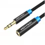 Καλώδιο ήχου Vention 3,5 mm αρσενικό–θηλυκό VAB-B06-B500-M 5 m μαύρο