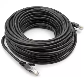 Καλώδιο Cat5E UTP, 15m, μαύρο