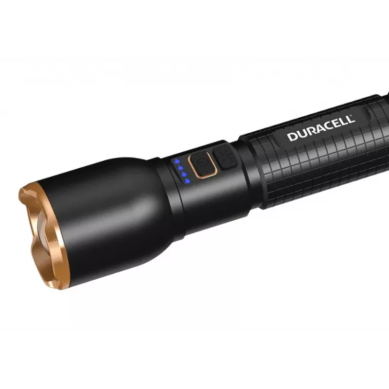 Φακός Duracell DF3000R, μαύρος