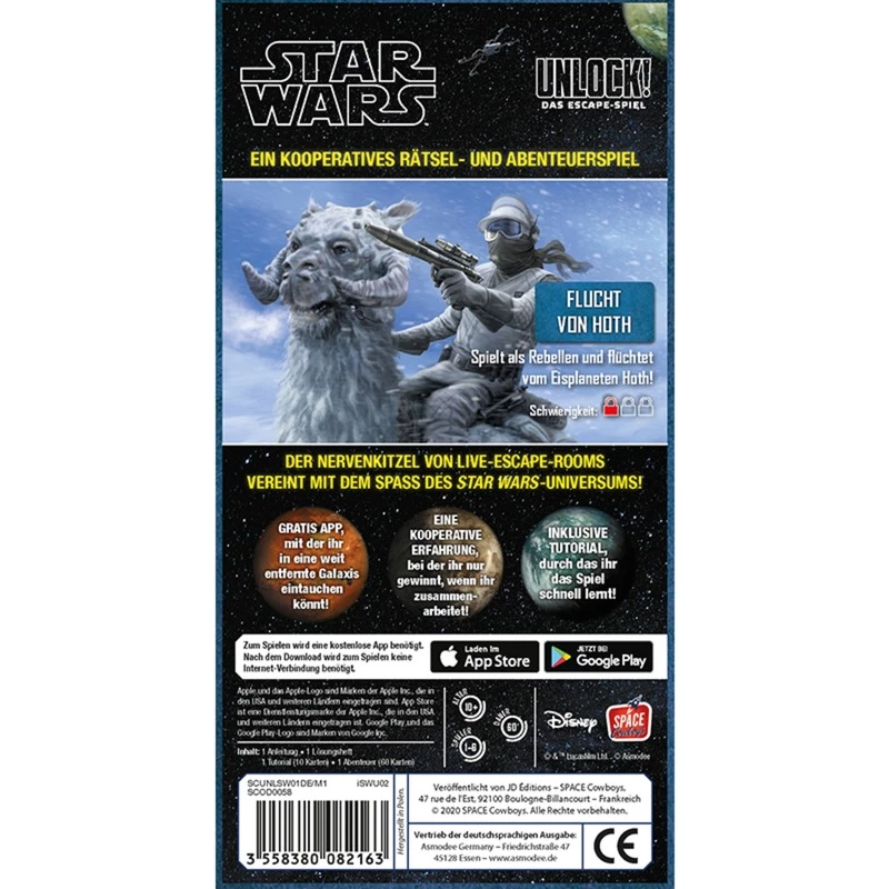Unlock - Απόδραση από το Hoth, παιχνίδι πάρτι