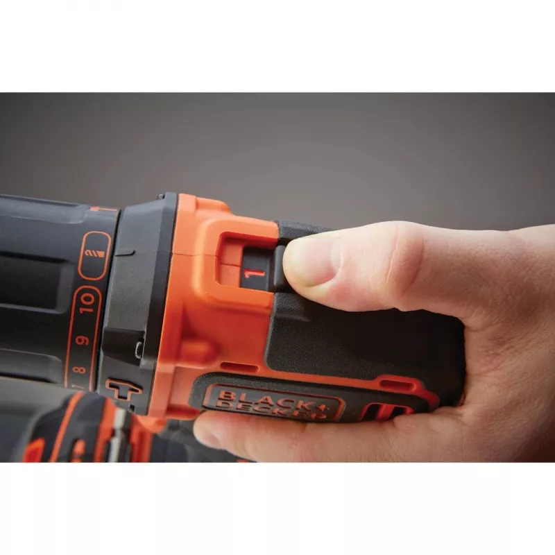 Black & Decker BDCHD18KB-QW Δράπανο χωρίς κλειδί μαύρο, πορτοκαλί