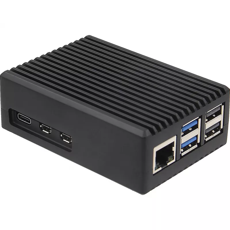 INTER-TECH Θήκη για Raspberry Pi 5 — ODS-739 Συμπαγής σχεδιασμός