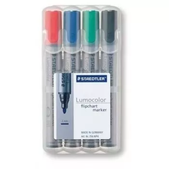 Μαρκαδόρος Staedtler 356 WP4 4 τεμ. μαύρο μπλε πράσινο κόκκινο