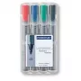 Μαρκαδόρος Staedtler 356 WP4 4 τεμ. μαύρο μπλε πράσινο κόκκινο