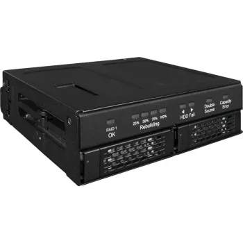 Θήκη δίσκου icy dock MB902SPR-B R1 μαύρο 2.5 ίντσες SATA