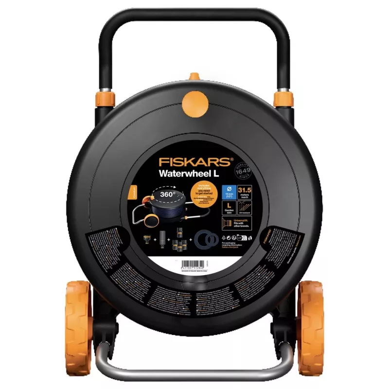 Fiskars Comfort Καροτσάκι σωλήνα L με ρόδες 30 m 1071670
