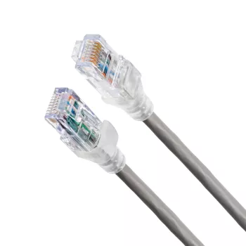 Καλώδιο δικτύου patch Belden 10GX Cat6a U/UTP LSZH, 2 m, RJ-45–RJ-45, γκρι