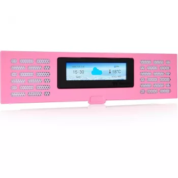 Thermaltake AC-067-OOANAN-A1 κιτ πάνελ LCD για το The Tower 200, ροζ