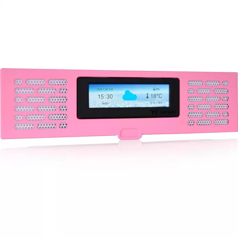 Thermaltake AC-067-OOANAN-A1 κιτ πάνελ LCD για το The Tower 200, ροζ