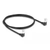 Καλώδιο δικτύου DeLOCK RJ45 Cat.6A 1m μαύρο