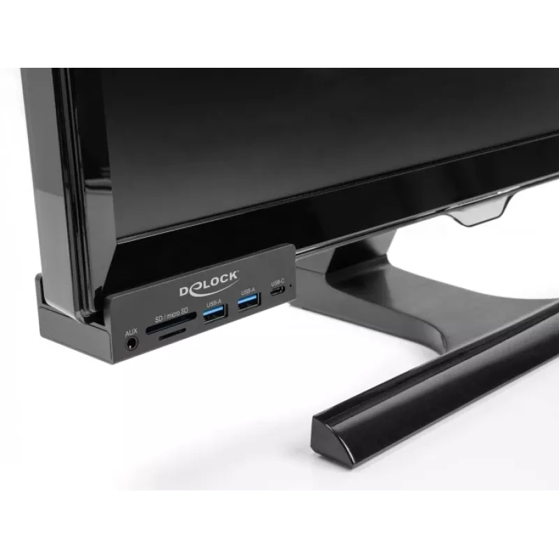 DeLOCK 64285 USB 2.0 Type-A Hub 5000 Mbit/s μαύρο
