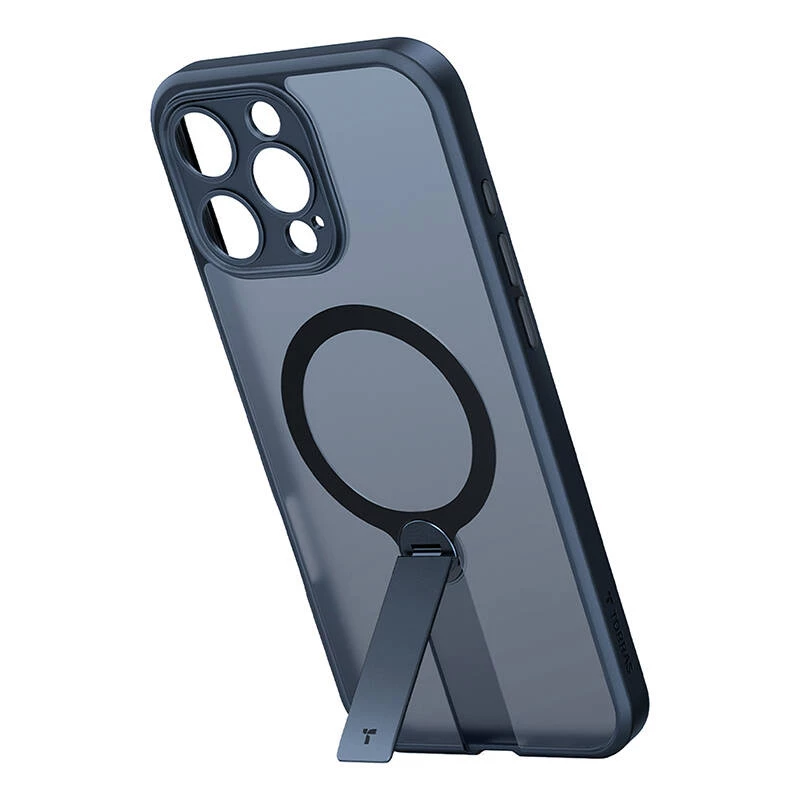 Θήκη Torras Pstand Spin για iPhone 16 Pro (Μαύρη)