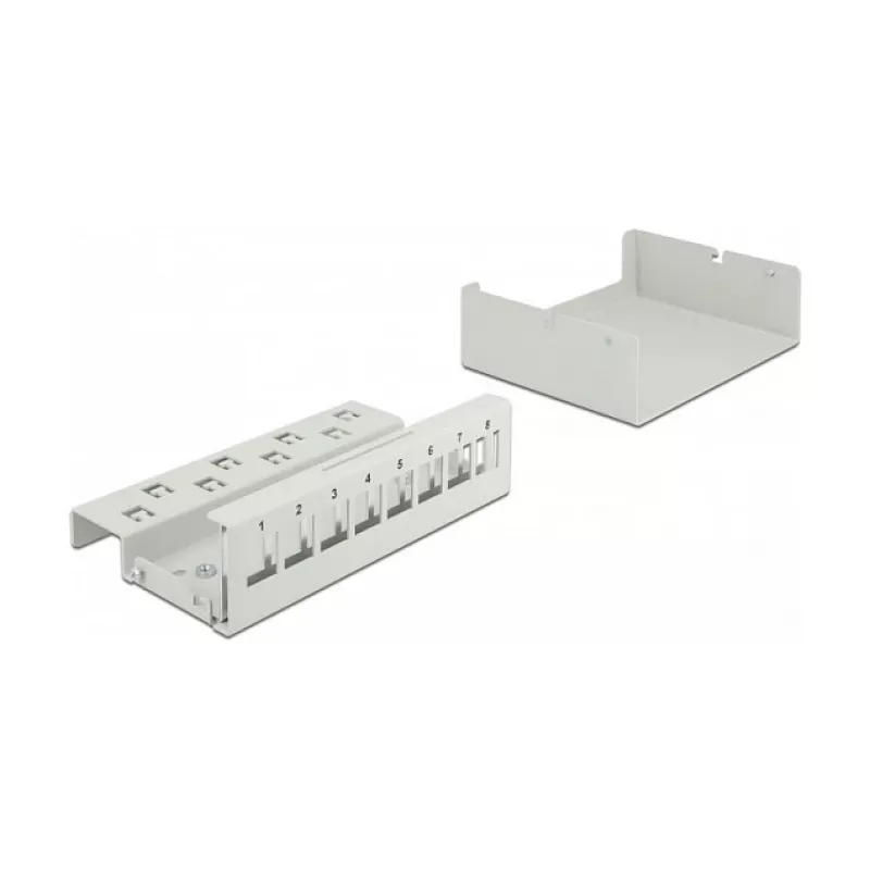 Keystone patch panel DeLOCK 43412 8 port γκρι