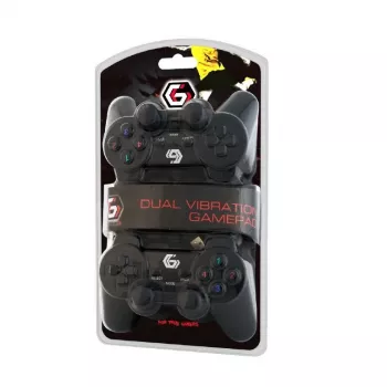 GEMBIRD JPD-UDV2-01 - Game Pad - 10 πλήκτρα - ενσύρματο (συσκευασία 2 τεμ.) - για PC (JPD-UDV2-01)