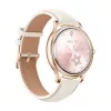 Smartwatch Colmi L28 με Χρυσή Θήκη και Χρυσό Δερμάτινο Λουράκι
