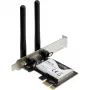 Inter-Tech DMG-32 - Ενσωματωμένο - Ασύρματο - PCI Express - Wi-Fi - 650 Mbit/s - Μαύρο - Ασημί (88888148)