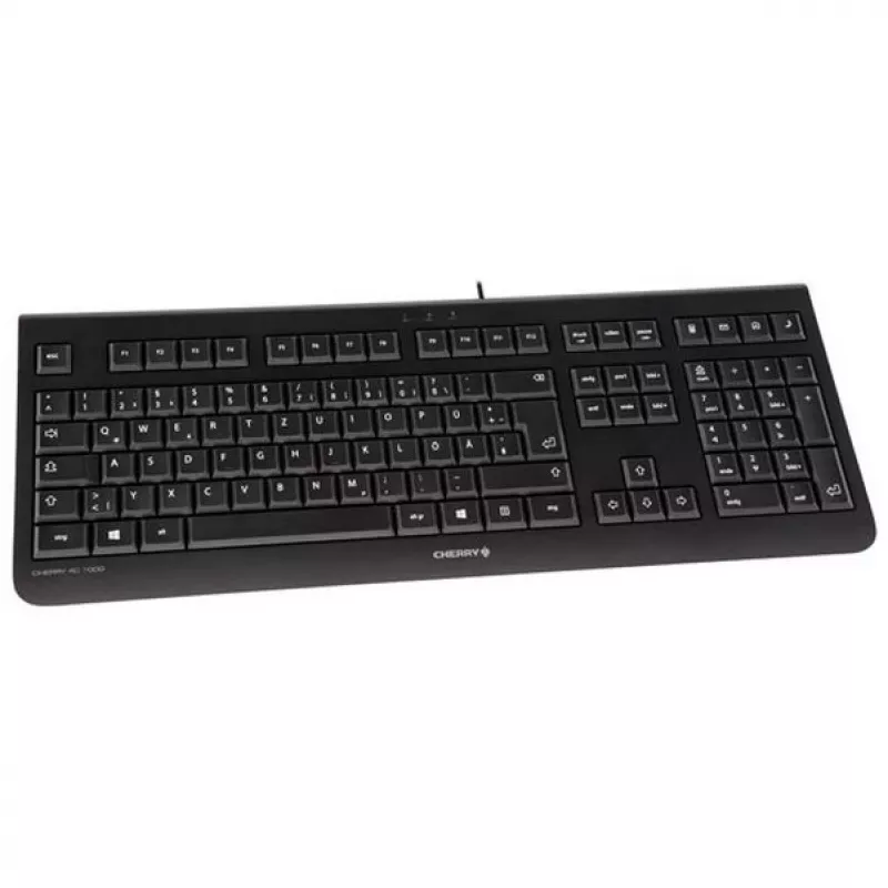 CHERRY KC 1000 Πληκτρολόγιο Γραφείου USB QWERTY Ισπανικό Μαύρο
