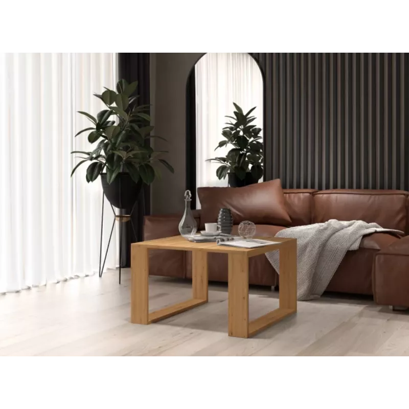 Τραπέζι MODERN MINI 67x67x40 cm Artisan oak