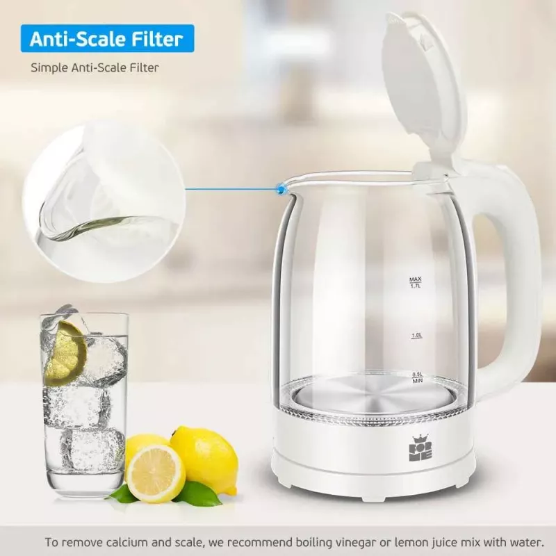 Ηλεκτρικός βραστήρας Forme FKG-102 1,7L 2200W Λευκό