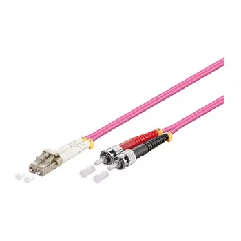 Καλώδιο patch οπτικών ινών Duplex OM4 (Multimode, 50/125) LC/ST, 5m, Good Connections® (LW-805LT4)