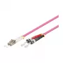Καλώδιο patch οπτικών ινών Duplex OM4 (Multimode, 50/125) LC/ST, 5m, Good Connections® (LW-805LT4)