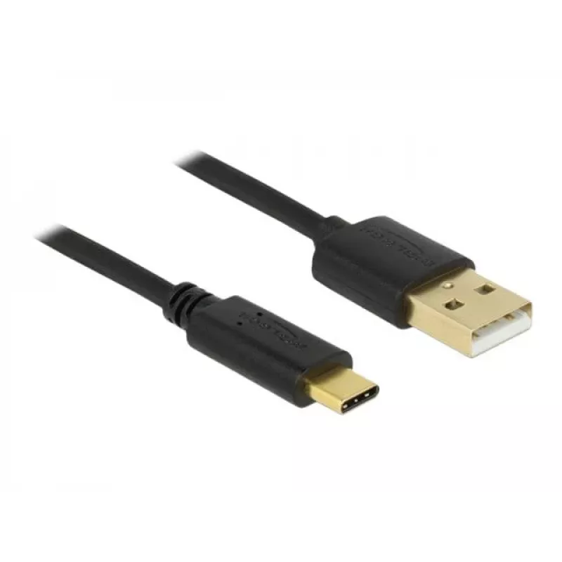 Καλώδιο USB DeLOCK 85209 USB 2.0 3 m USB A USB C μαύρο