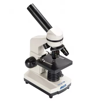 Οπτικό σύνθετο μικροσκόπιο Deltaoptical DO-3210 – μονοφθάλμιο, 3 αχρωματικοί φακοί, φωτισμός LED, 40–400×, κεφαλή με κλίση 45° περιστρεφόμενη