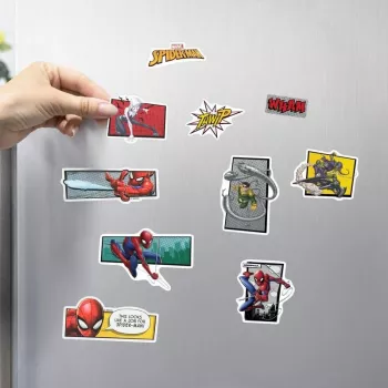 Μαγνήτες ψυγείου Paladone Spider-Man σχέδιο, σετ 6 τεμ.