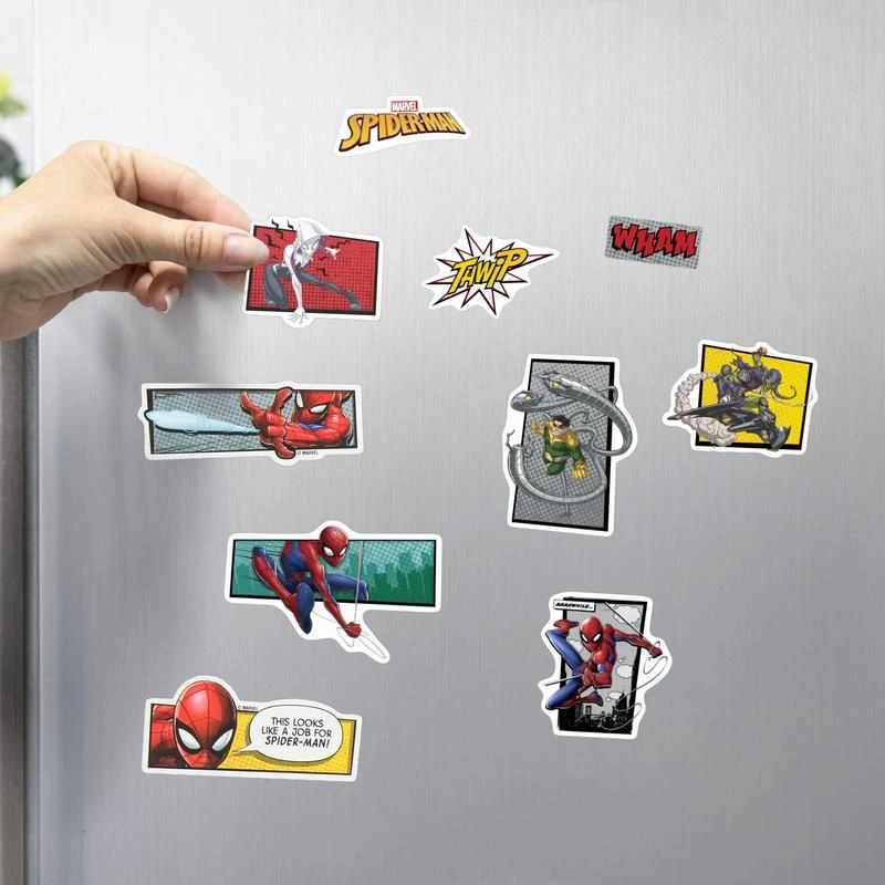 Μαγνήτες ψυγείου Paladone Spider-Man σχέδιο, σετ 6 τεμ.