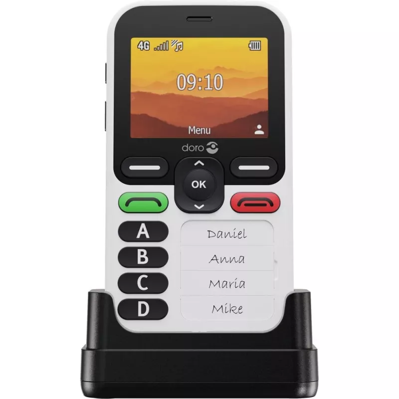 Smartphone Doro Leva X10 2,4 ίντσες 1150 mAh Γραφίτης