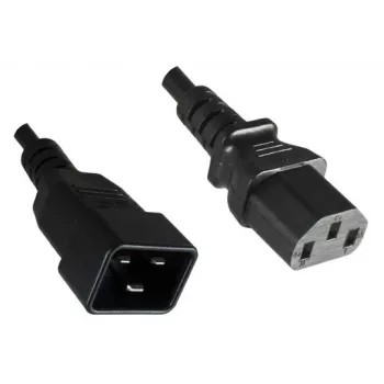 Microconnect PE030605 Καλώδιο τροφοδοσίας μαύρο 0,5 m υποδοχή C13 υποδοχή C20