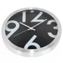 NXT Uhr 13803 Big Numbers, Ø35 cm, Επιτοίχιο, Μαύρο