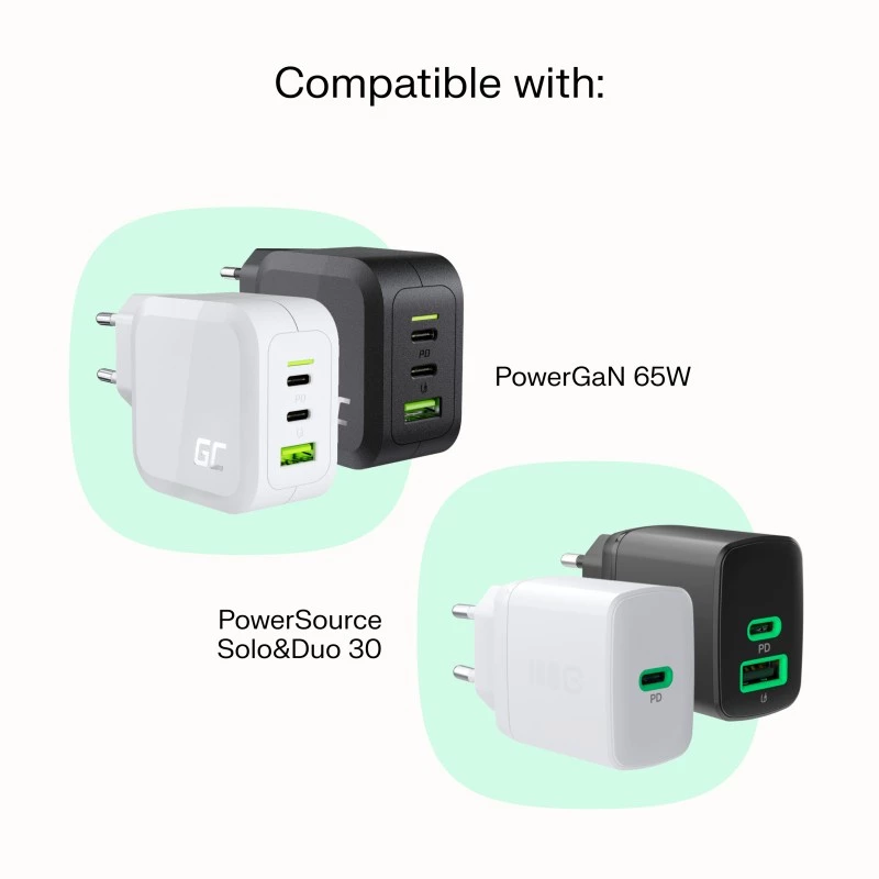 Καλώδιο USB-C-USB-C PowerStream 100W πλεκτό 1,2m λευκό