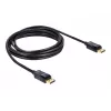 Καλώδιο DisplayPort DeLOCK 82424 3m αρσενικό-αρσενικό χρυσό μαύρο