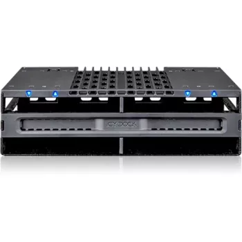 ICY DOCK - MB024SP-B - flexiDOCK Πλαίσιο εναλλαγής χωρίς δίσκο 4x 2,5 SAS/SATA SSD/HDD για θήκη 5,25