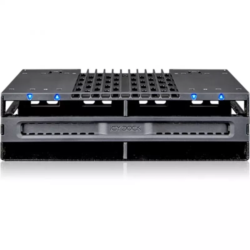 ICY DOCK - MB024SP-B - flexiDOCK Πλαίσιο εναλλαγής χωρίς δίσκο 4x 2,5 SAS/SATA SSD/HDD για θήκη 5,25