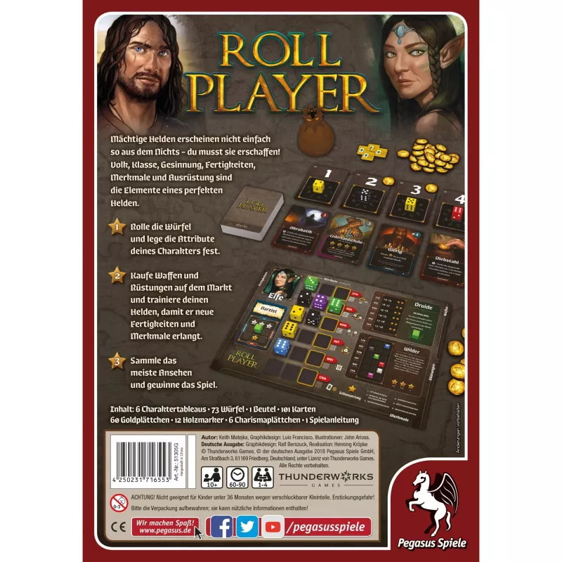 Roll Player, επιτραπέζιο παιχνίδι