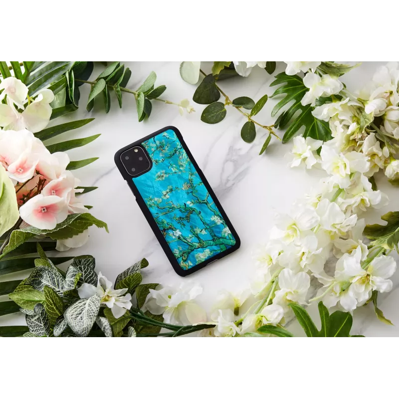 Προστατευτική θήκη iKins για iPhone 11 Pro Max – Almond Blossom μαύρο