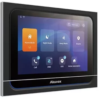 Κεντρική μονάδα ελέγχου Smart Home Akuvox X933H Μαύρο Οθόνη αφής 7 ιντσών