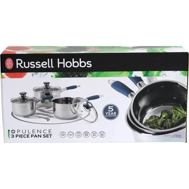 Σετ μαγειρικών σκευών Russell Hobbs RH01178EU 3 τεμ., μπλε